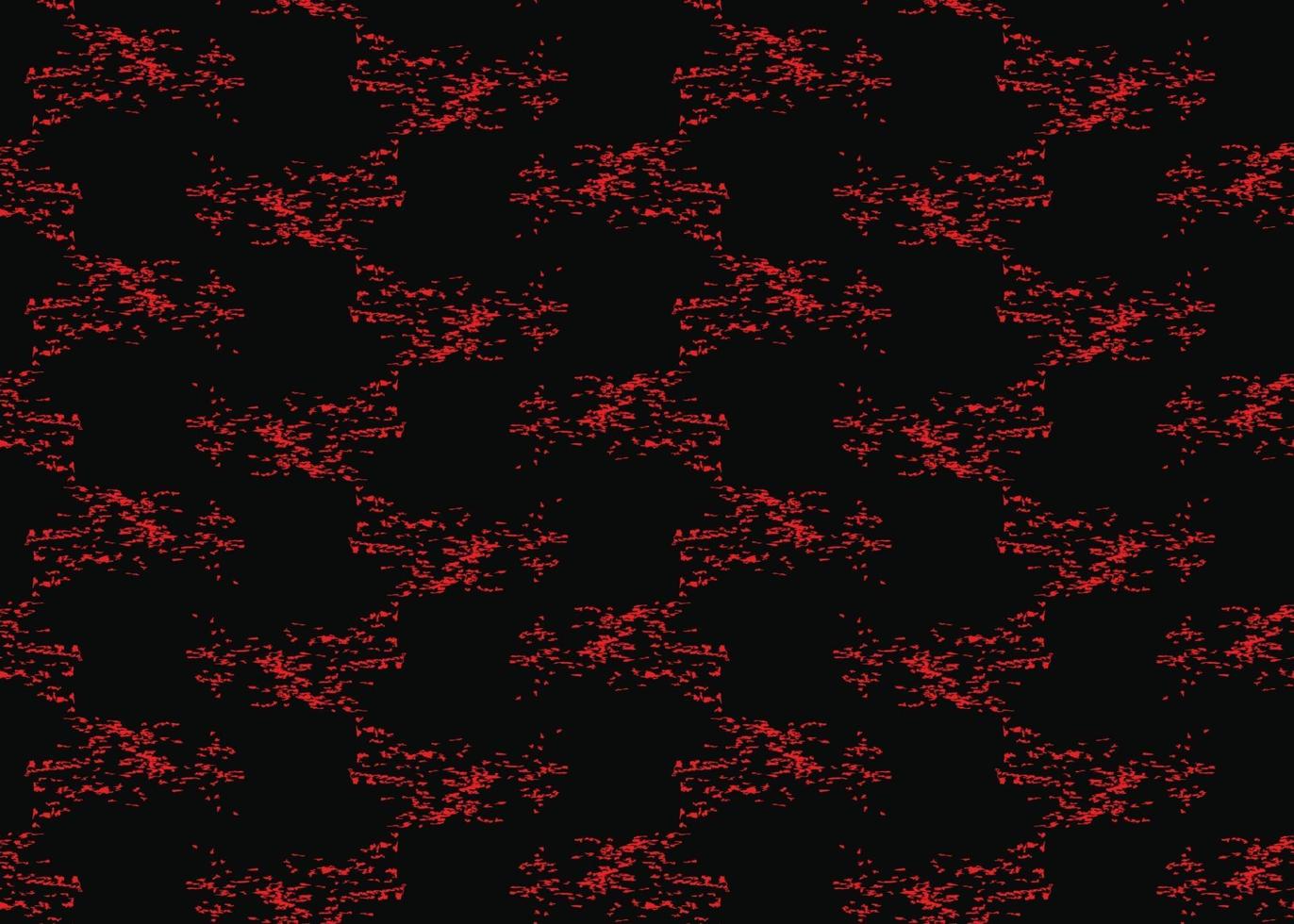 Vector texture background, seamless pattern. Hand drawn, red, black colors.