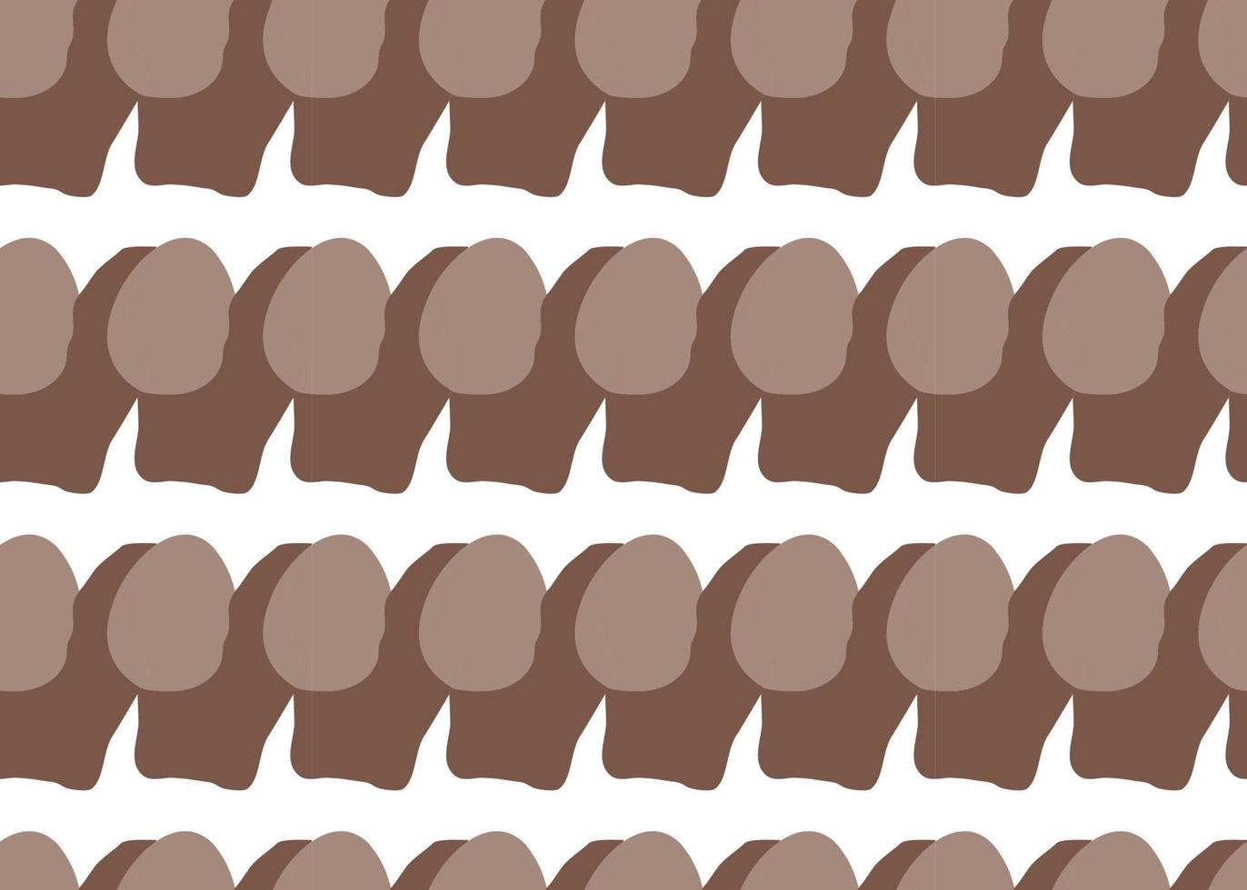 Vector texture background, seamless pattern. Hand drawn, brown, white colors.