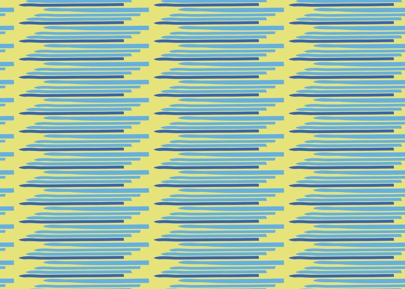 Fondo de textura de vector, patrón sin costuras. dibujado a mano, colores azul, amarillo. vector