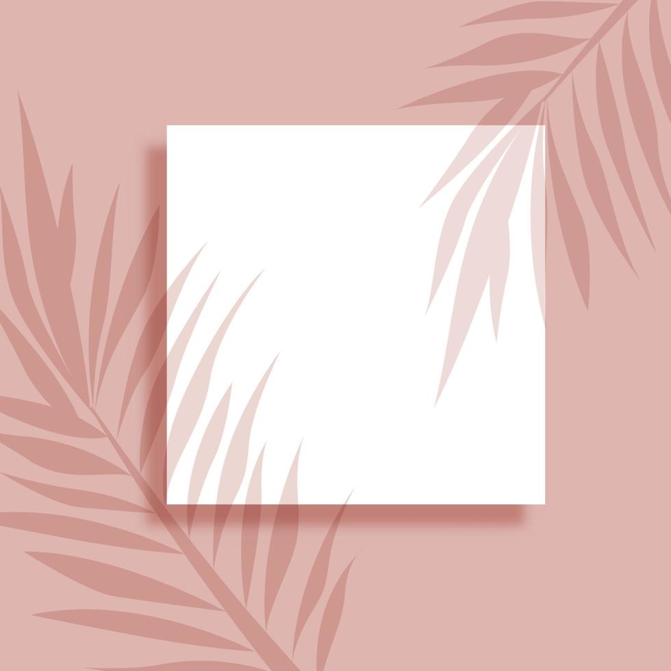 abstract background with leaves shadow vector