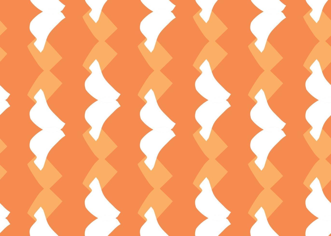 Vector texture background, seamless pattern. Hand drawn, orange, white colors.