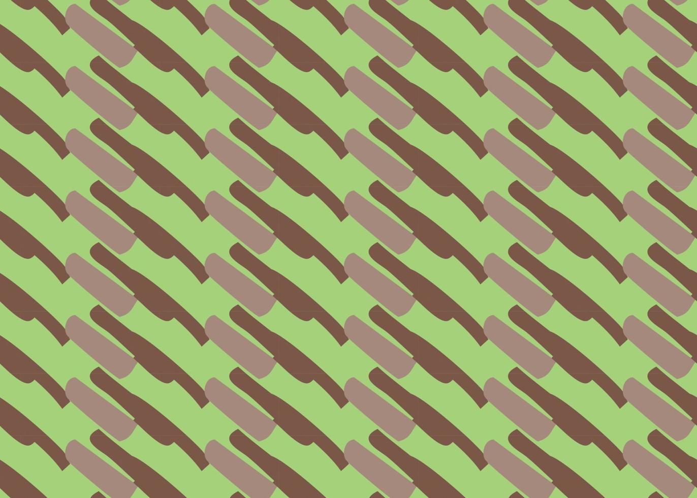 Vector texture background, seamless pattern. Hand drawn, brown, green colors.