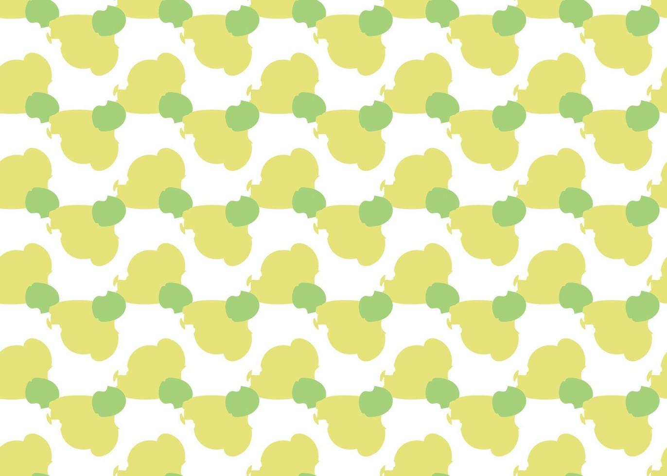 Vector texture background, seamless pattern. Hand drawn, yellow, green, white colors.