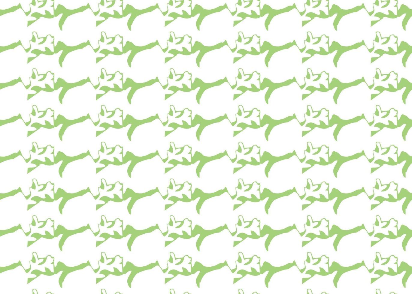 Vector texture background, seamless pattern. Hand drawn, green, white colors.