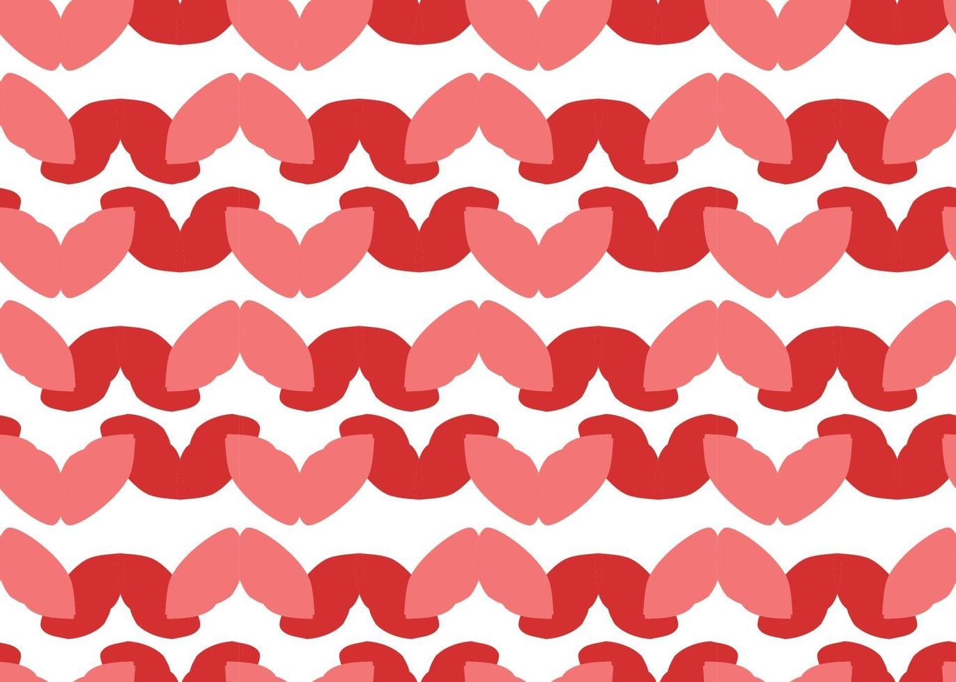 Vector texture background, seamless pattern. Hand drawn, red, white colors.