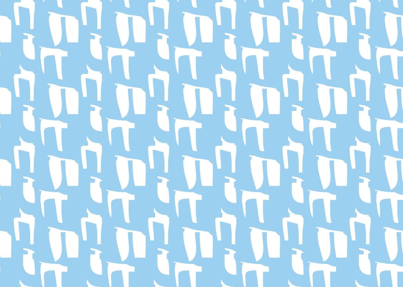 Vector texture background, seamless pattern. Hand drawn, blue, white colors.