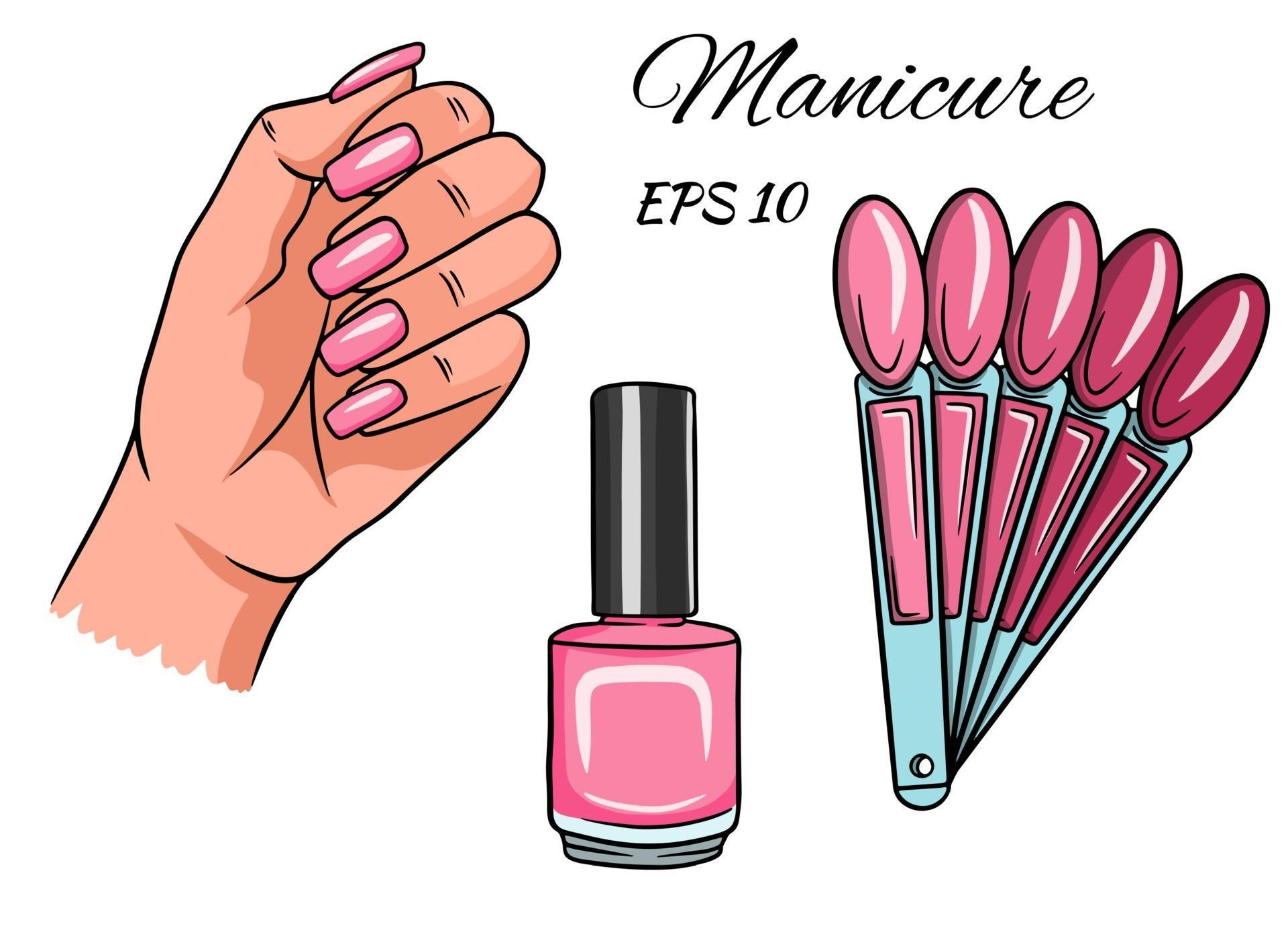 Manicure Clip Art - wide 2