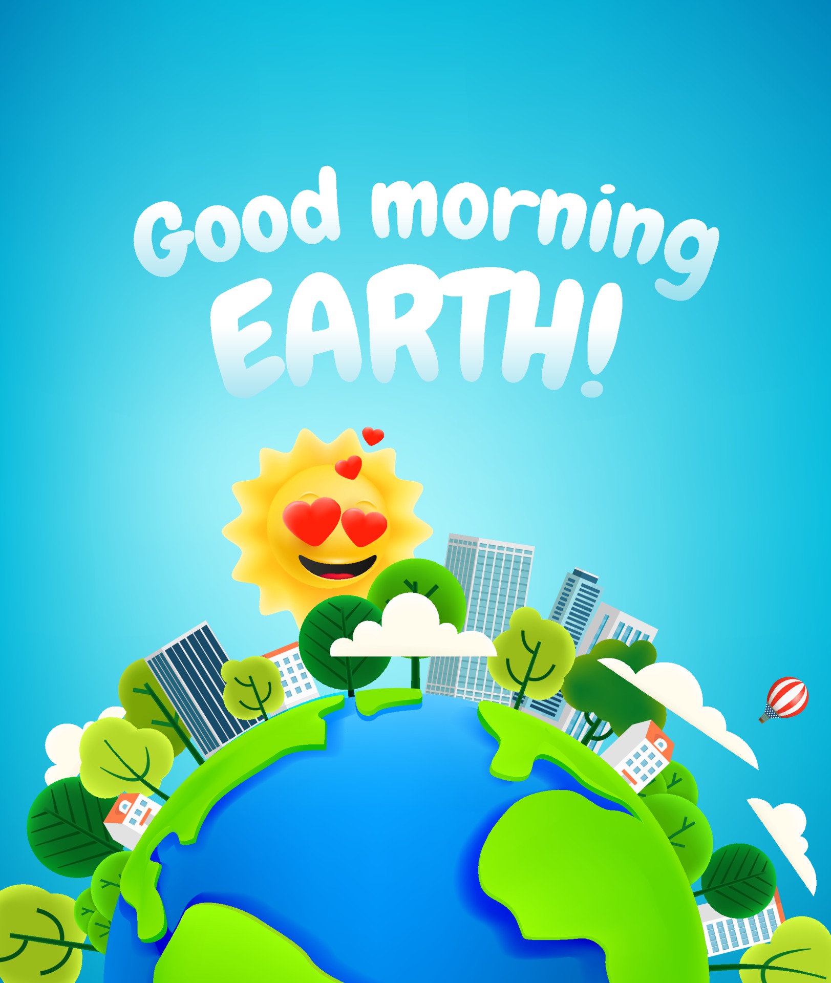 Beautiful Earth and the Sun in love. Good morning concept. Cartoon style 3d illustration. Plasticine effect 2294516 Vector Art at Vecteezy Beautiful Earth and the Sun in love. Good morning concept. Cartoon style 3d illustration. Plasticine effect 2294516 Vector Art at Vecteezy