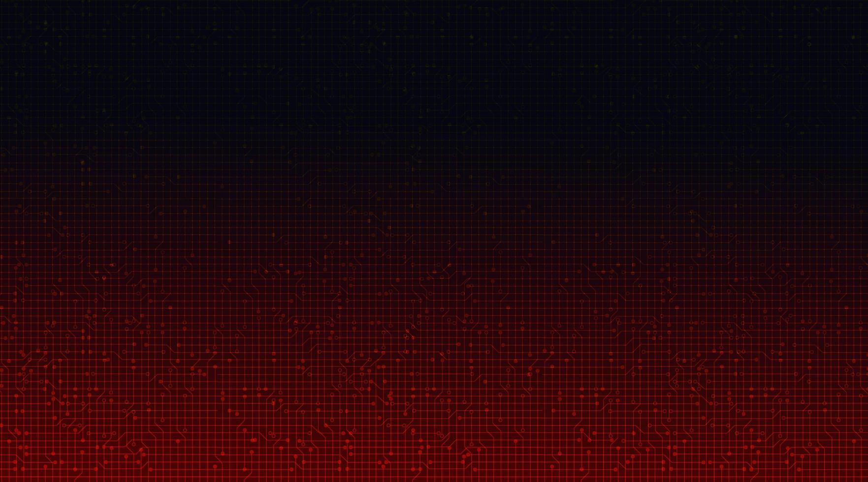 Red Circuit Microchip Technology on Future Background,Hi-tech Digital and Communication Concept design,Free Space For text in put,Vector illustration. vector