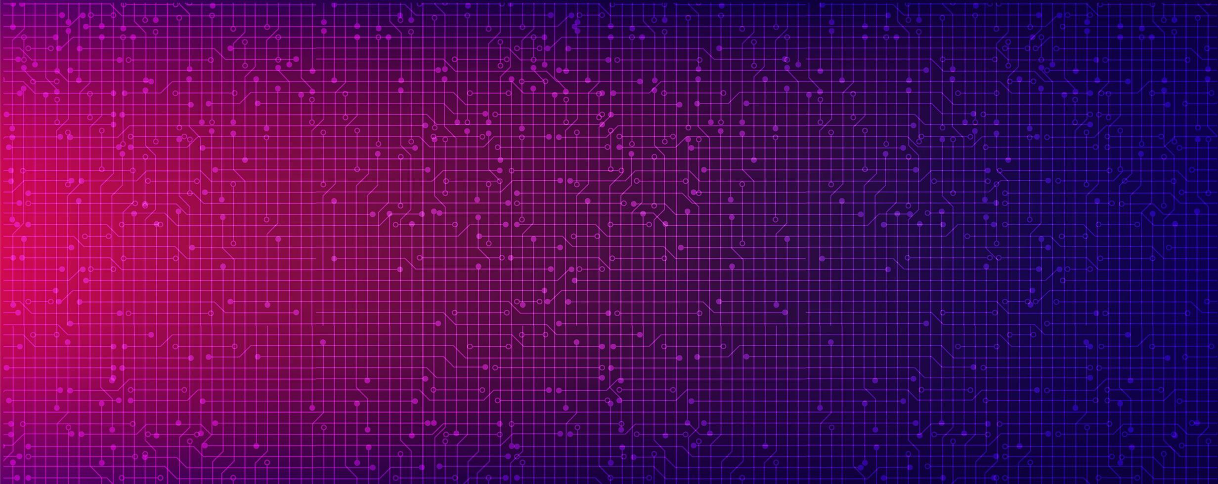 Light Purple Circuit Microchip Technology on Future Background,Hi-tech Digital and Communication Concept design,Free Space For text in put,Vector illustration. vector
