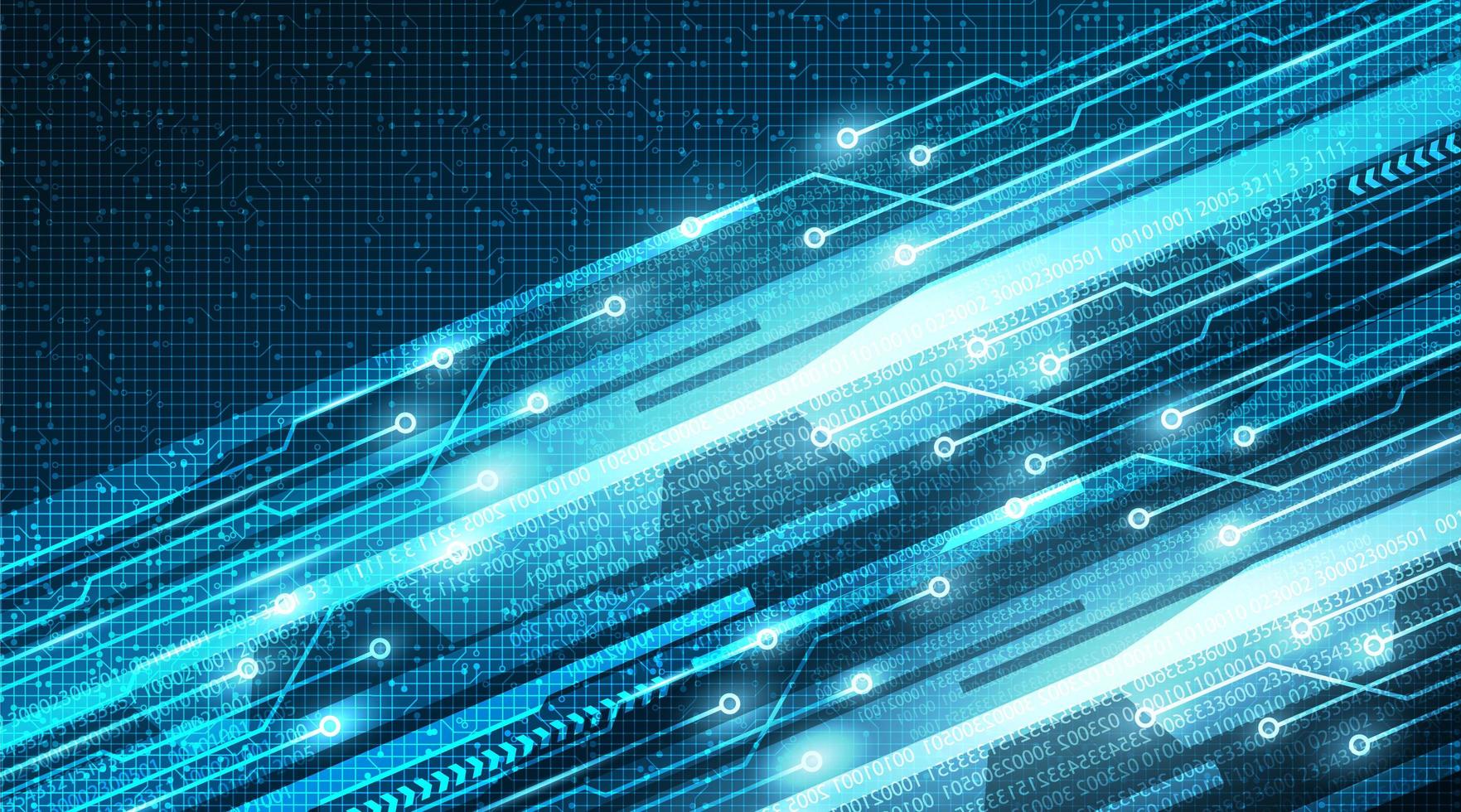 Future Speed Light on Circuit Microchip Technology Background,Hi-tech Digital and Internet Concept design,Free Space For text in put,Vector illustration. vector