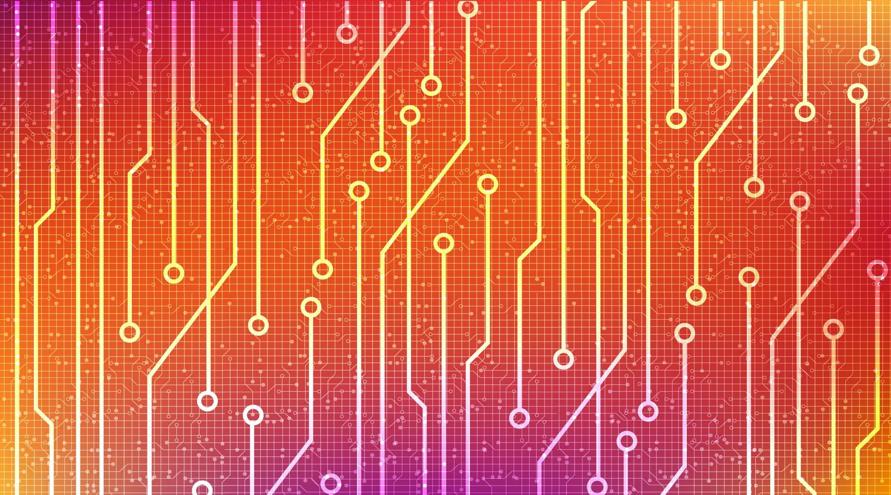 Modern Colorful Digital Circuit on Technology Background,Data and Future Concept design,Vector illustration. vector