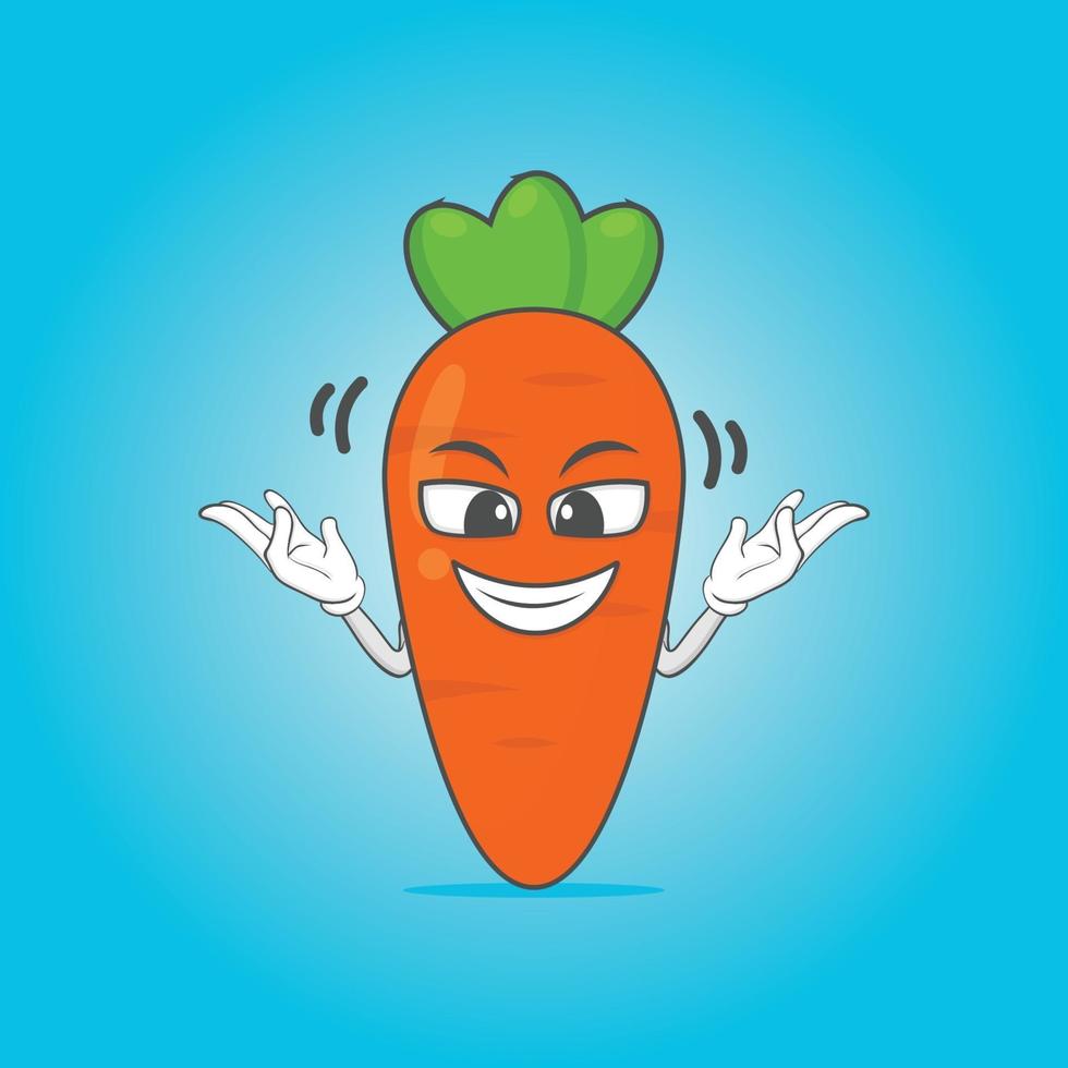 Carrot Character Vector