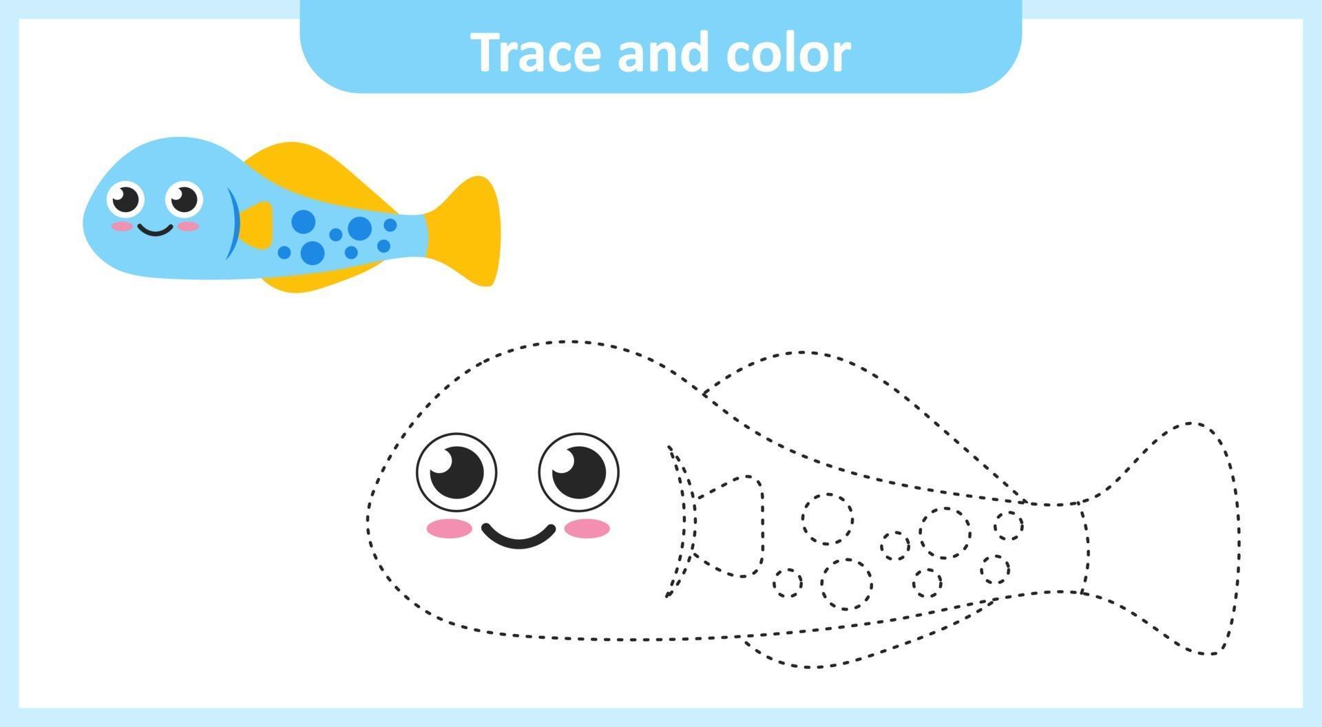 Trace And Color Fish