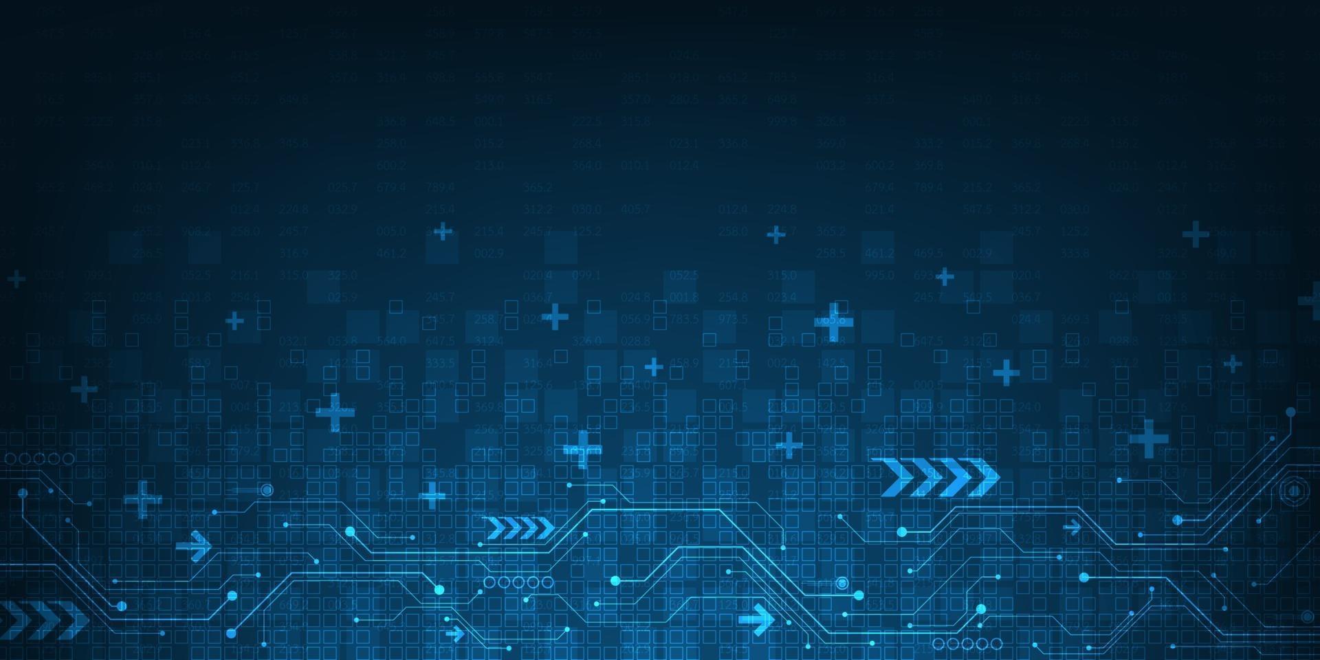 Vector abstract background technology in the concept of digital.