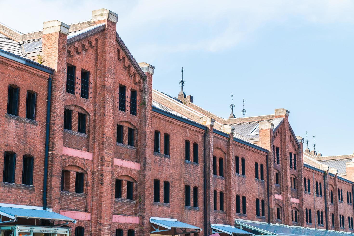 Brick warehouse in Yokohama city, Japan photo