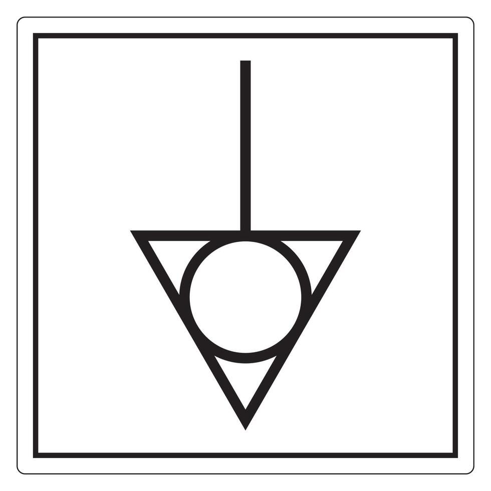 Equipotential Symbol Sign, Vector Illustration, Isolate On White Background Label. EPS10
