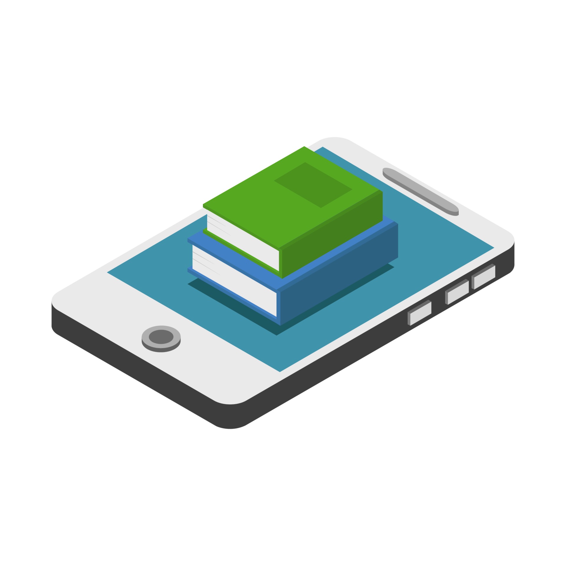 Studying Online Isometric 2295957 Vector Art at Vecteezy