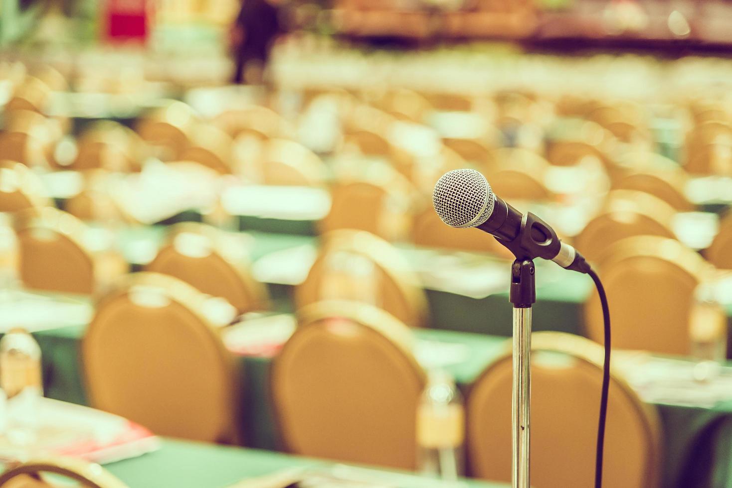 Microphone in meeting room photo