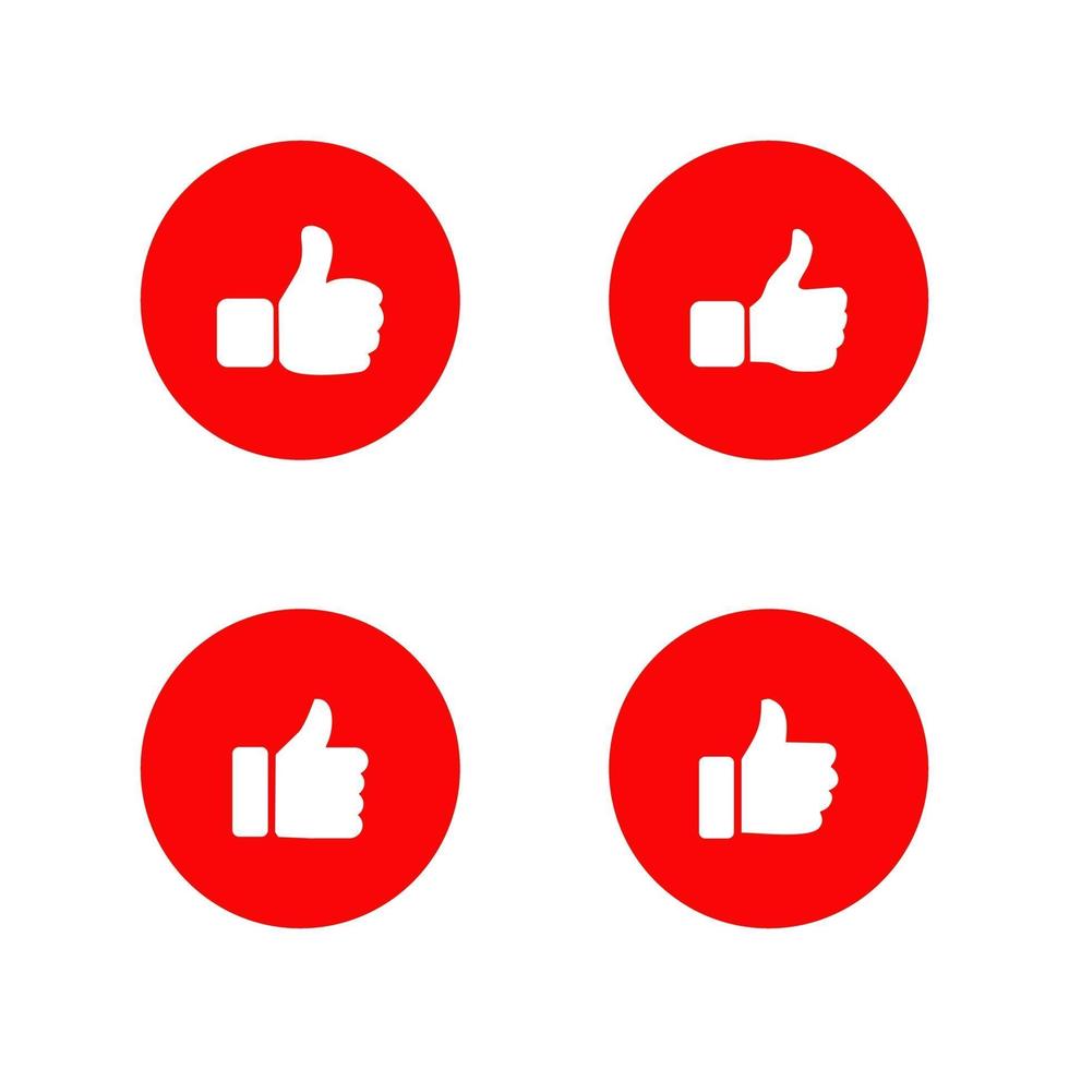 Thumbs up logo design template vector