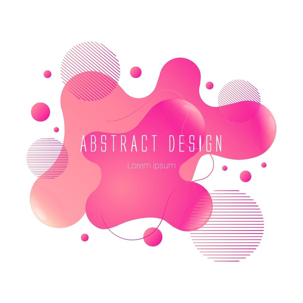 abstract liquid shape vector