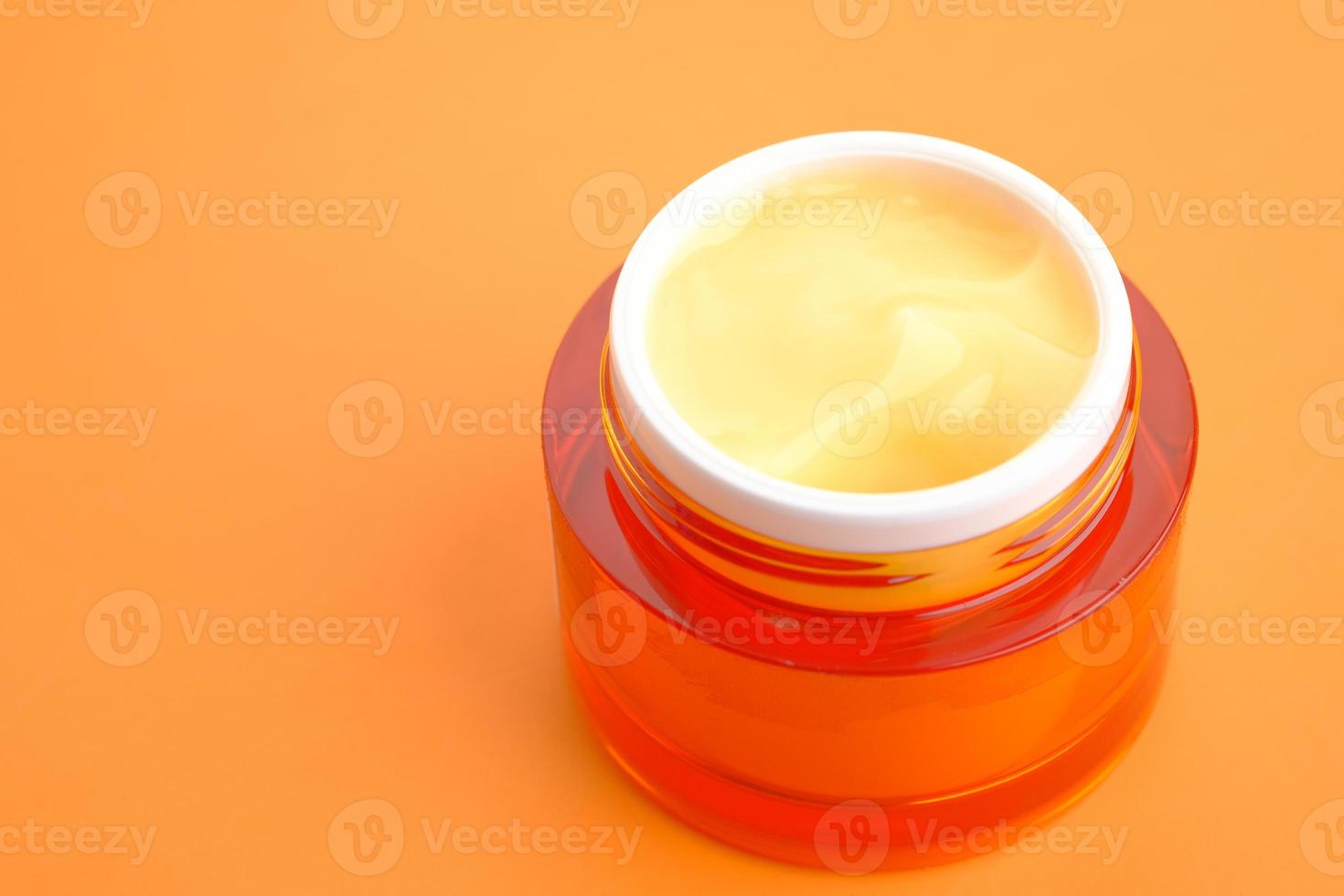 Orange beauty cream photo