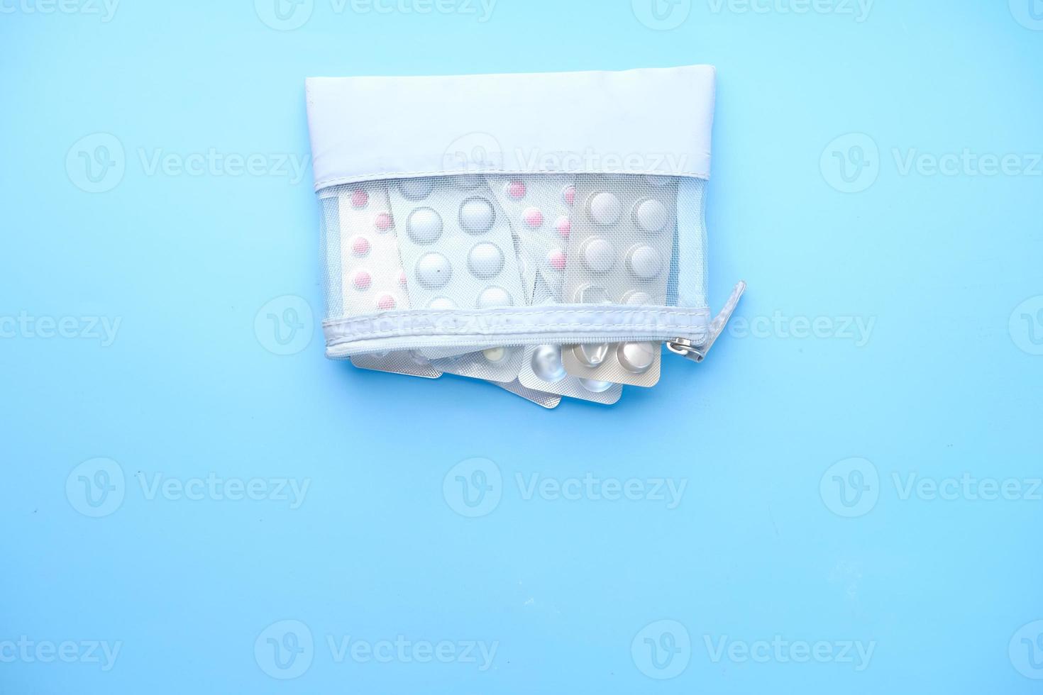 Pills in a bag photo