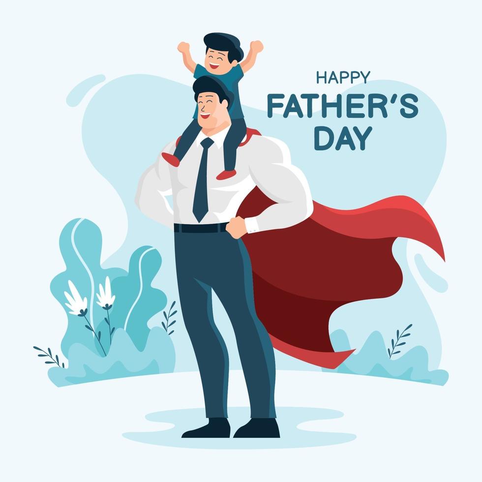 feliz dia del padre vector