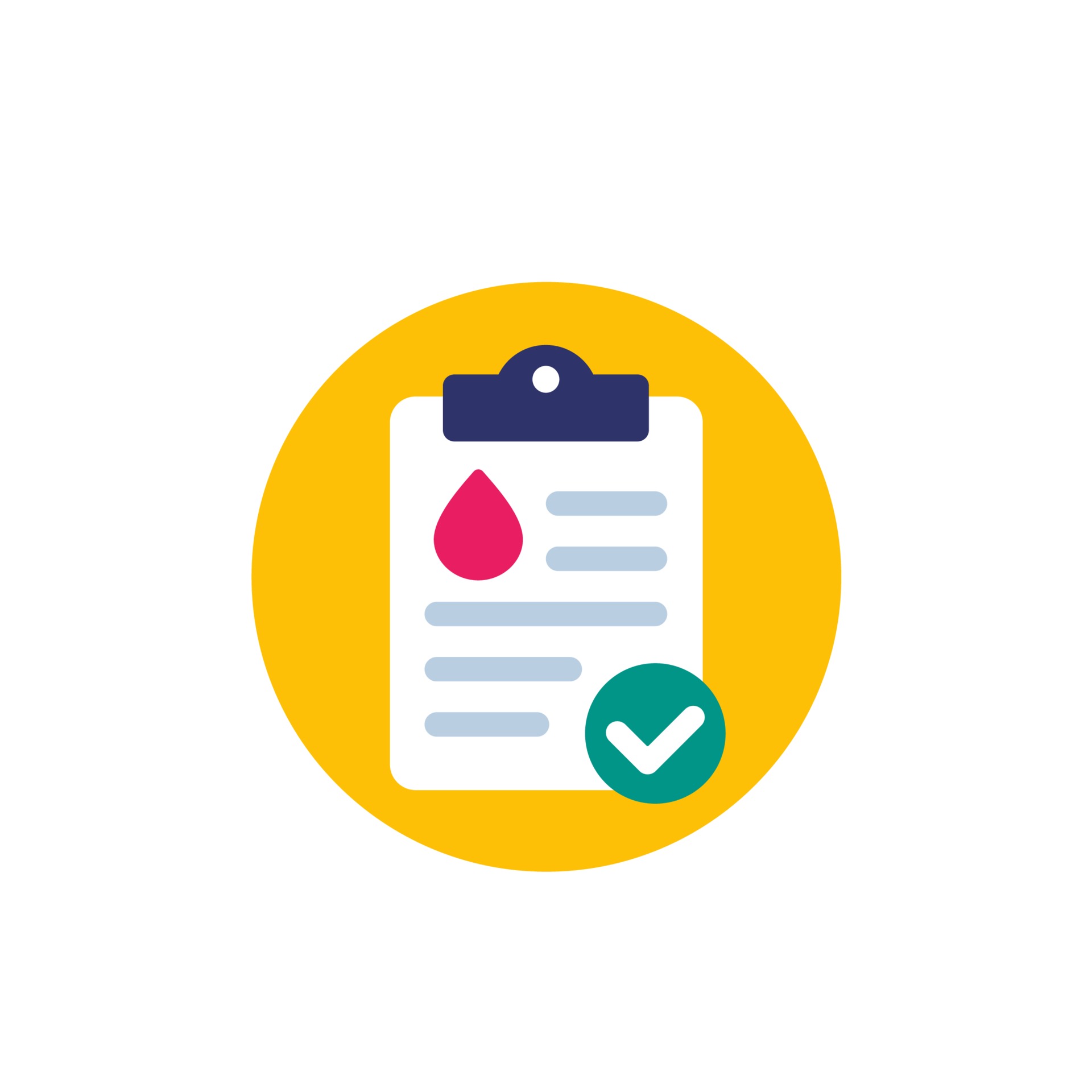 blood test results, report icon with clipboard 2297296 Vector Art at