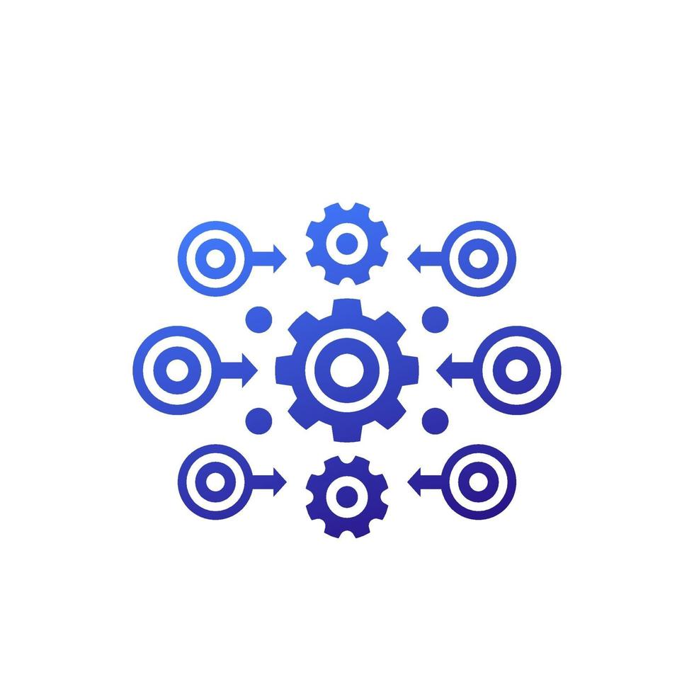 automation for operations vector icon