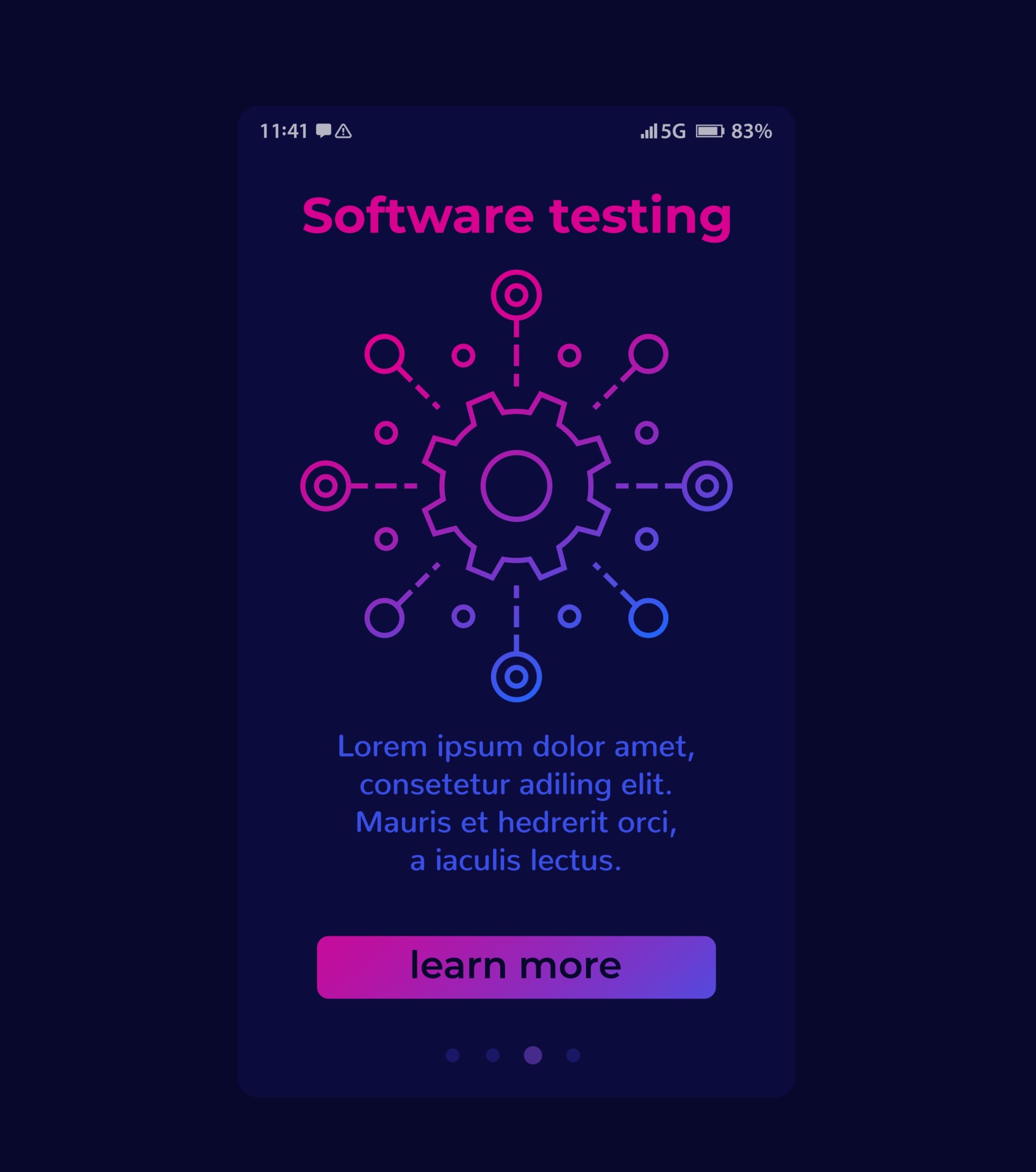 software testing banner with line icon 2297550 Vector Art at Vecteezy