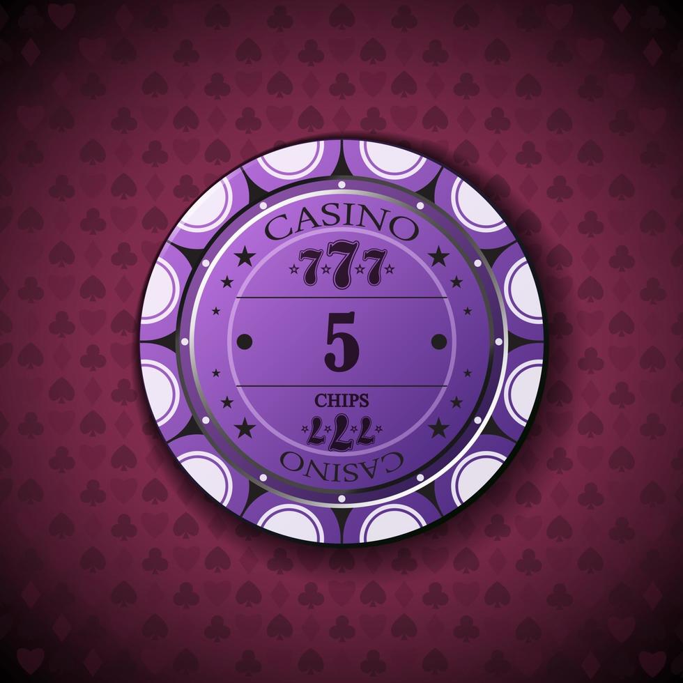 Poker chip new 0005 vector