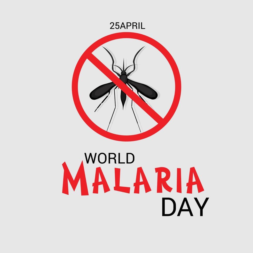 Vector illustration of a Background for World Malaria Day.