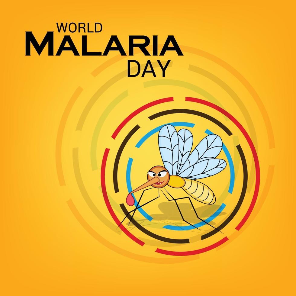 Vector illustration of a Background for World Malaria Day.