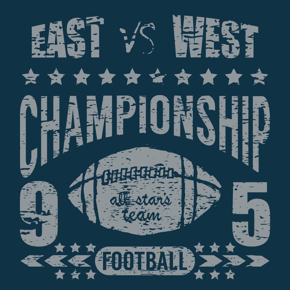 football east west dark blue vector