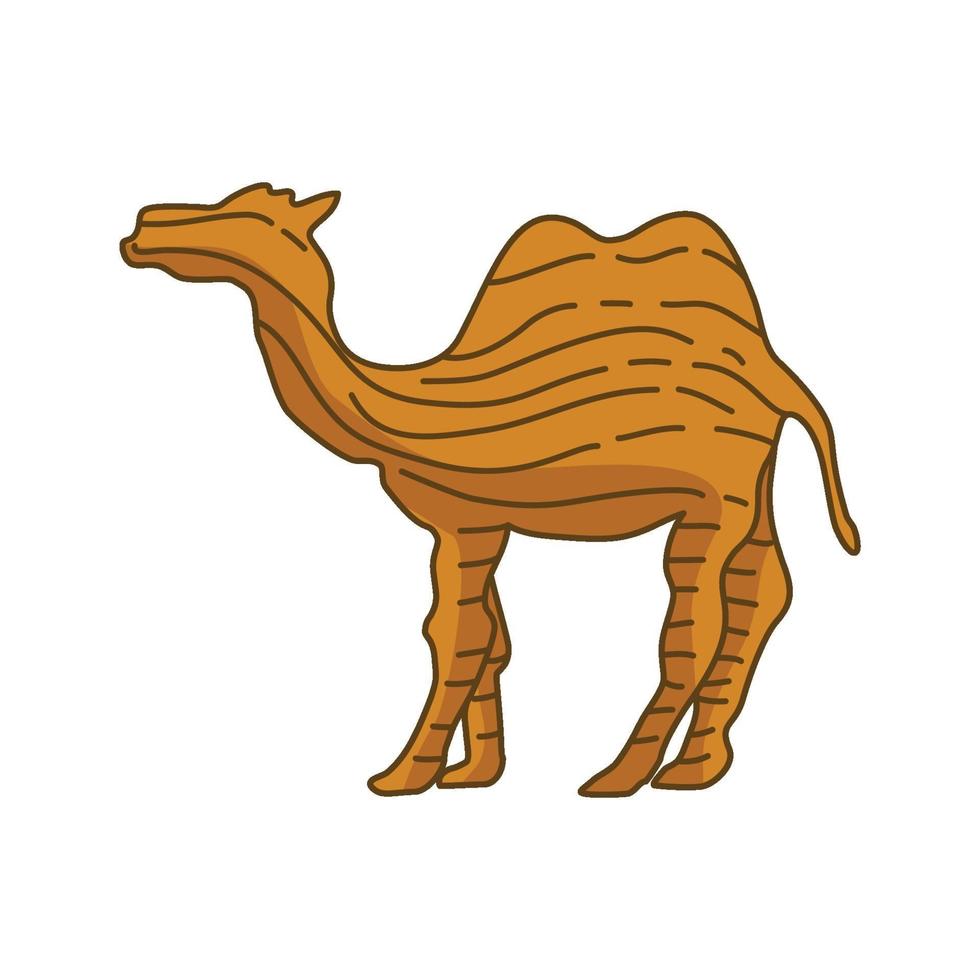 Camel Illustration Animal Design vector