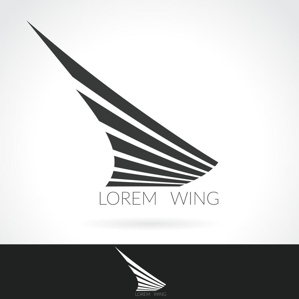 wings logo 4 vector