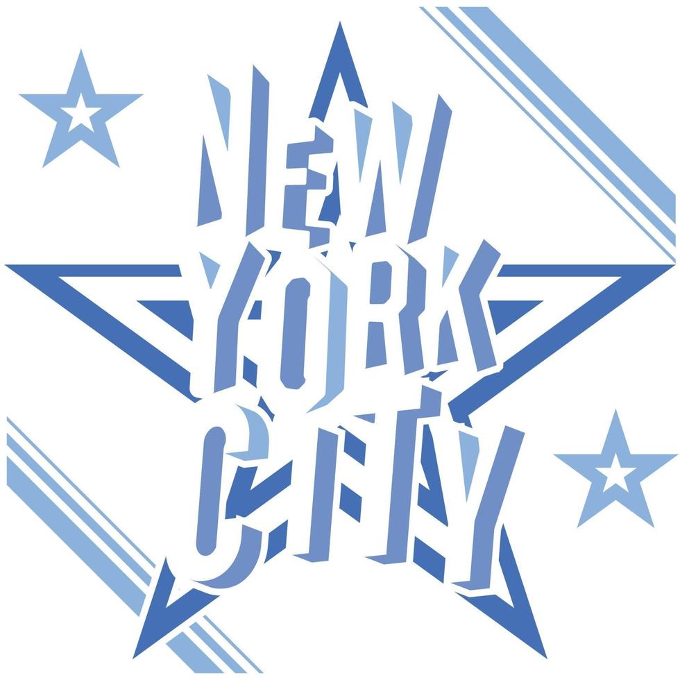 New York Negativo en Darck Grey vector