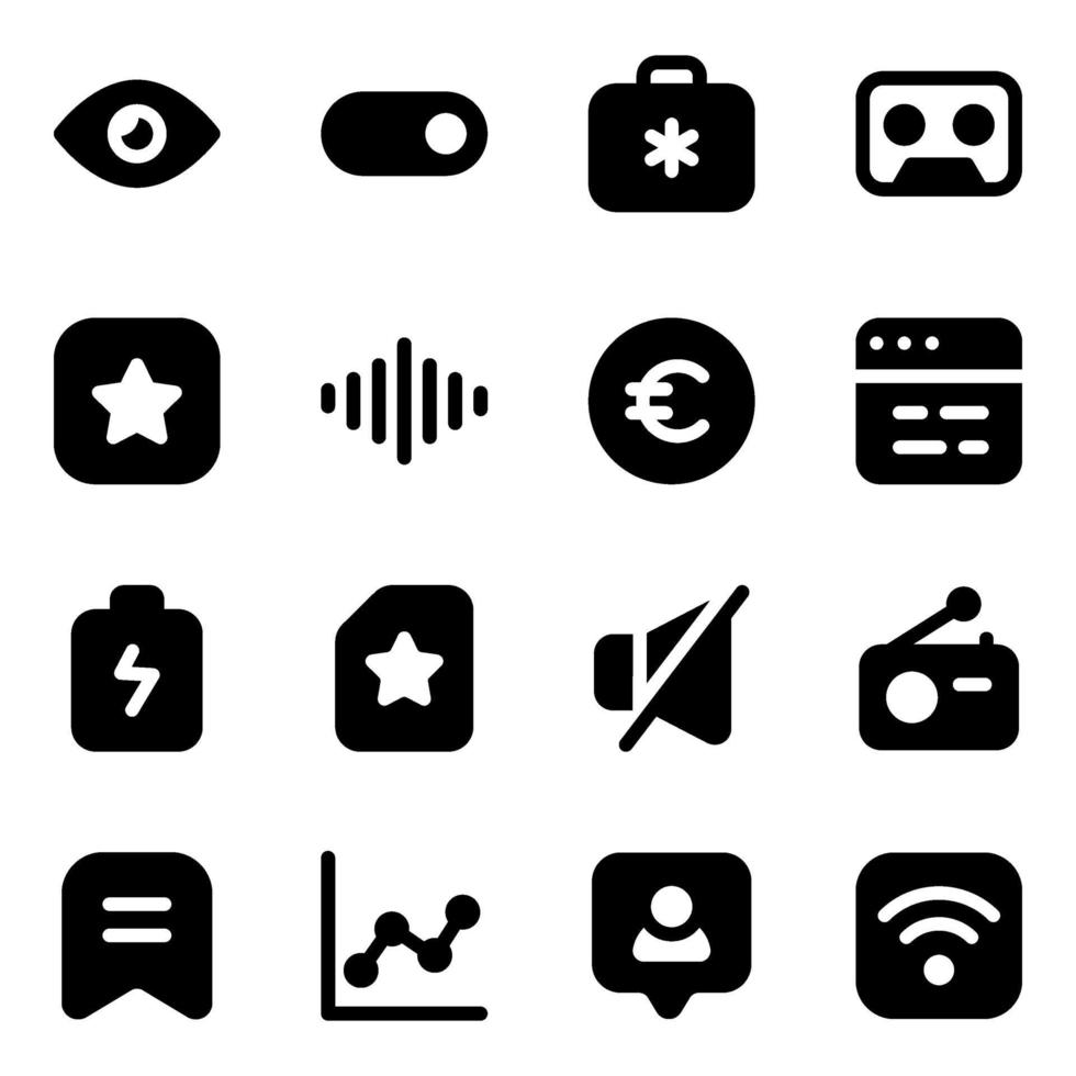 Trendy Business and Communication vector