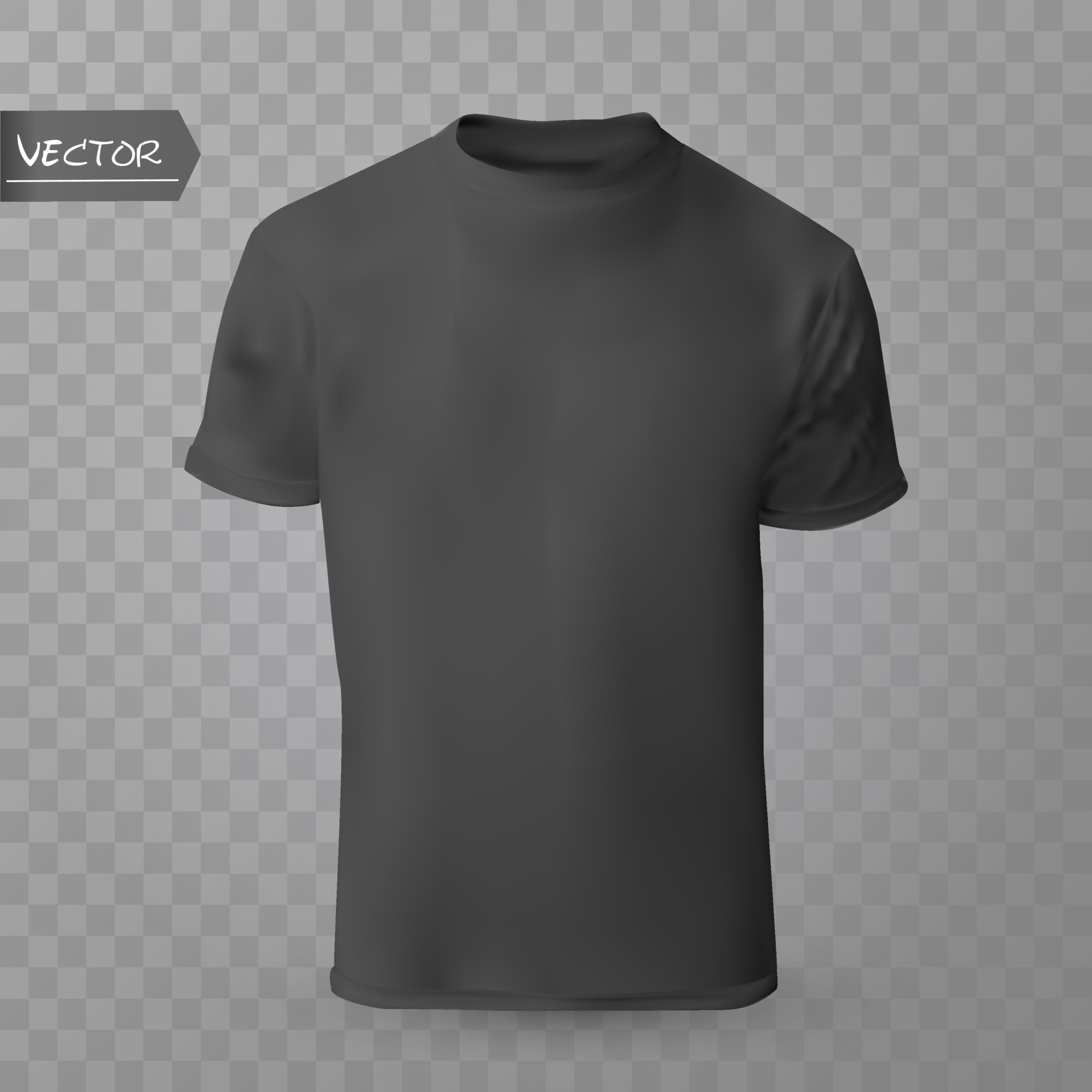 images Transparent Vector Transparent T Shirt Outline shirt mock up on transparent background