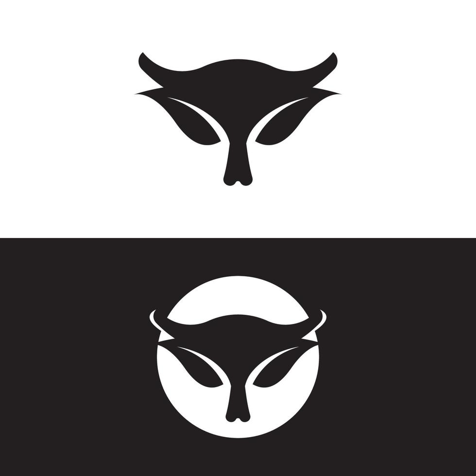 Horn logo template icon design vector