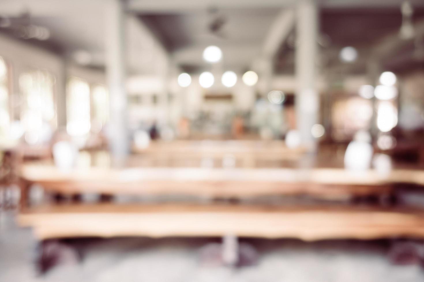 Abstract blur restaurant interior, can be used as background photo