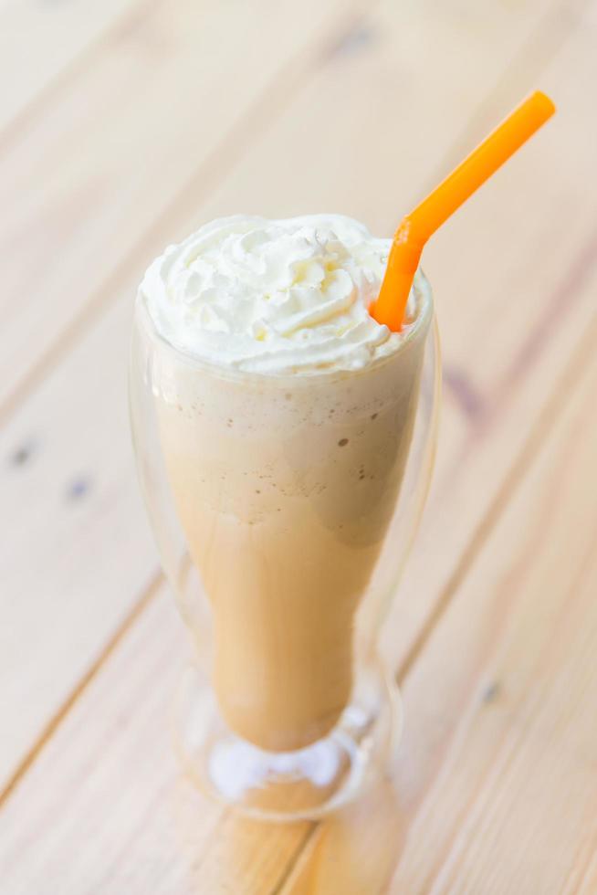 Iced coffee frappe photo