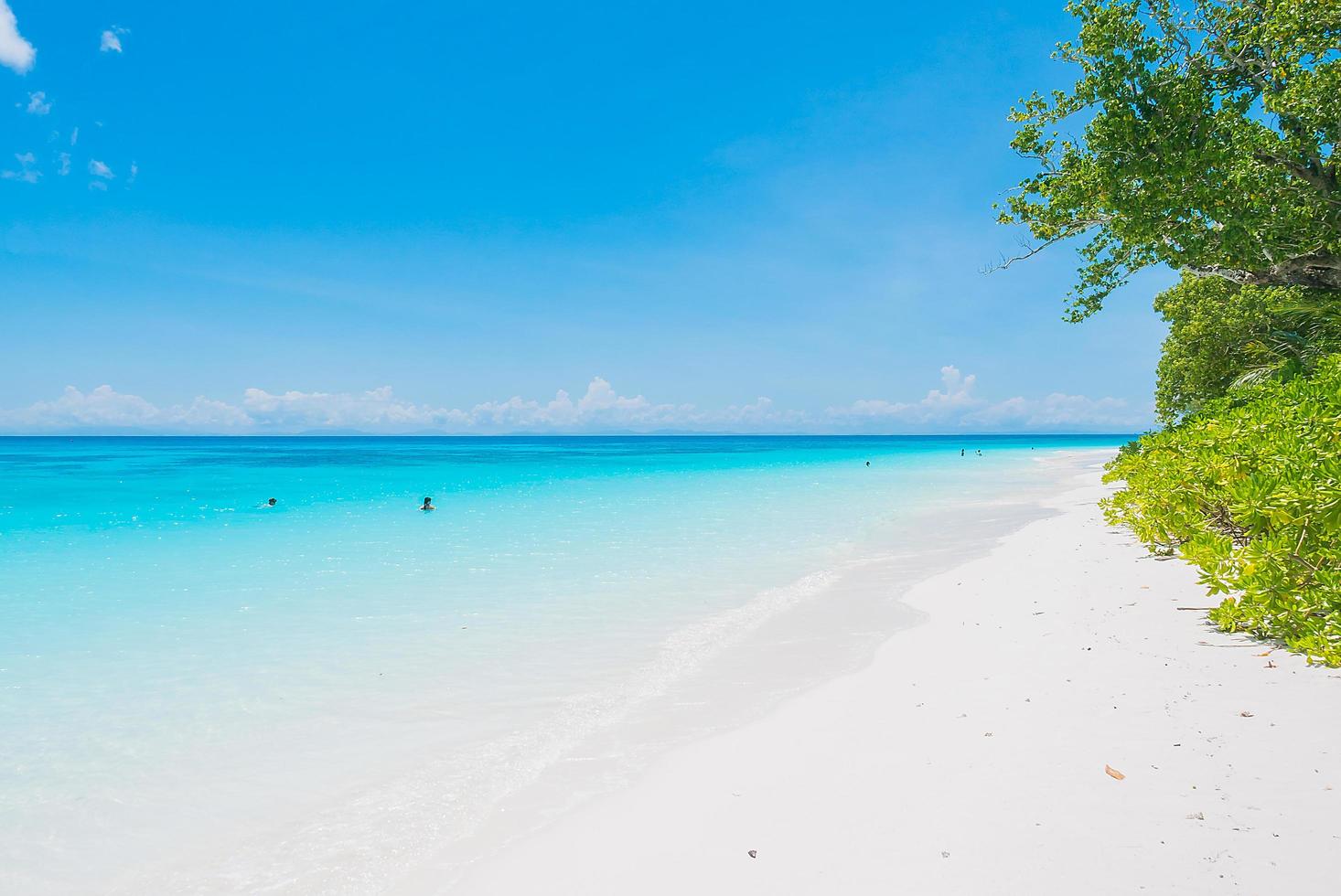 hermoso fondo de playa tropical foto