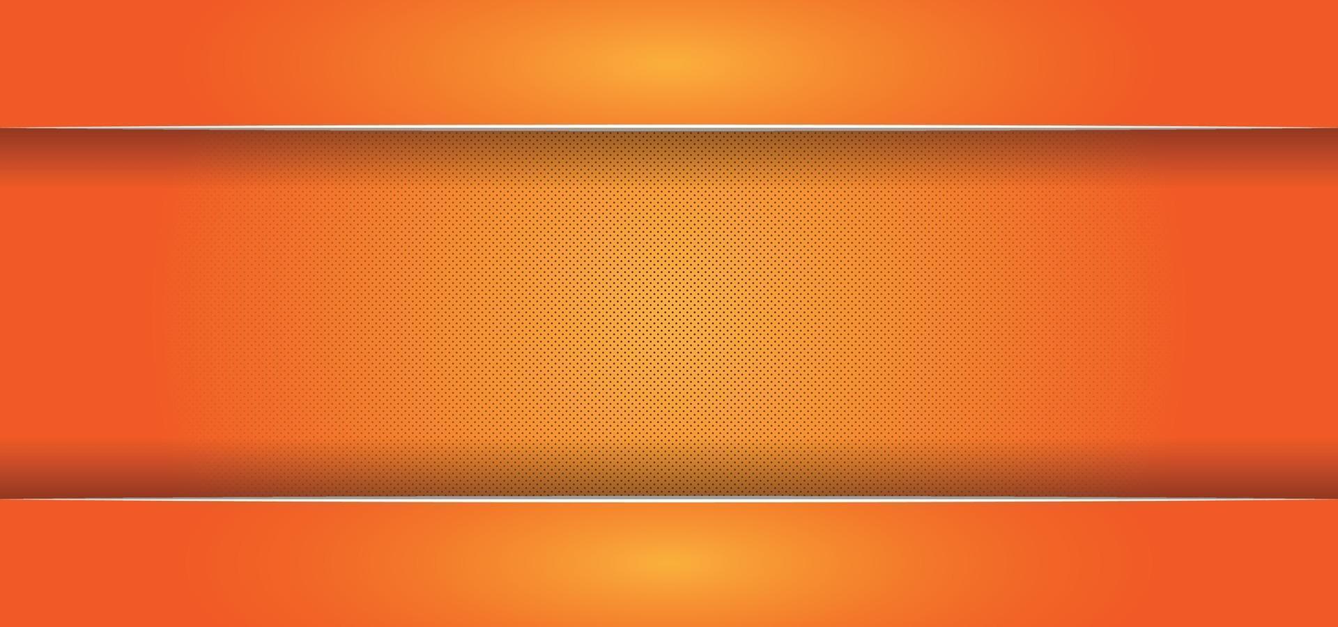 hermoso fondo naranja brillante o banner vector