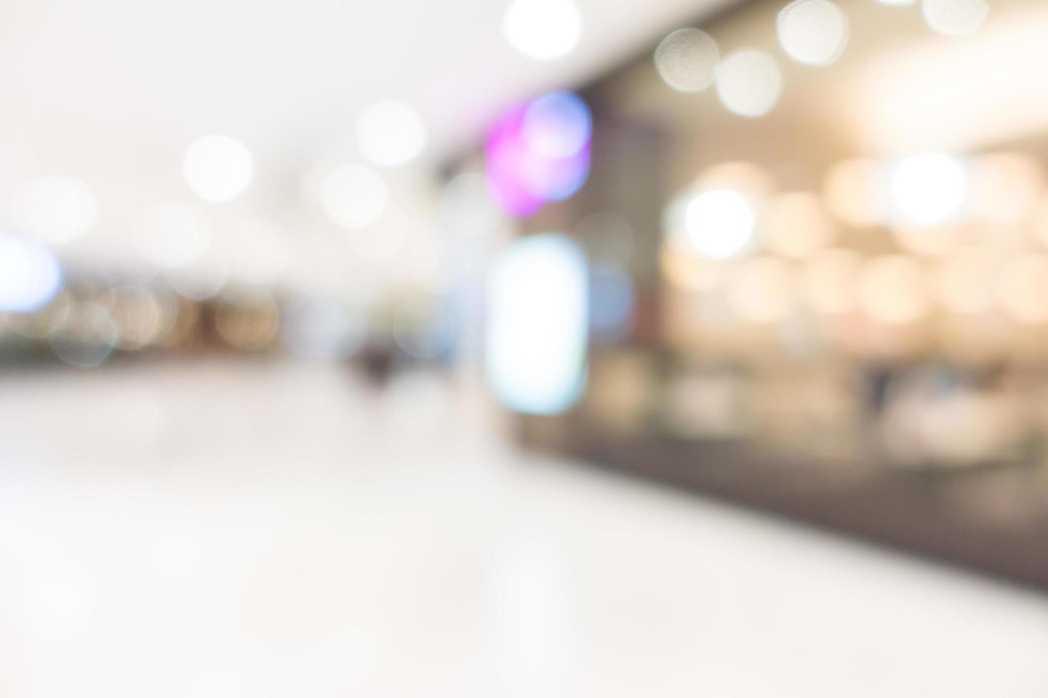 Shopping mall and retail store interior for background photo