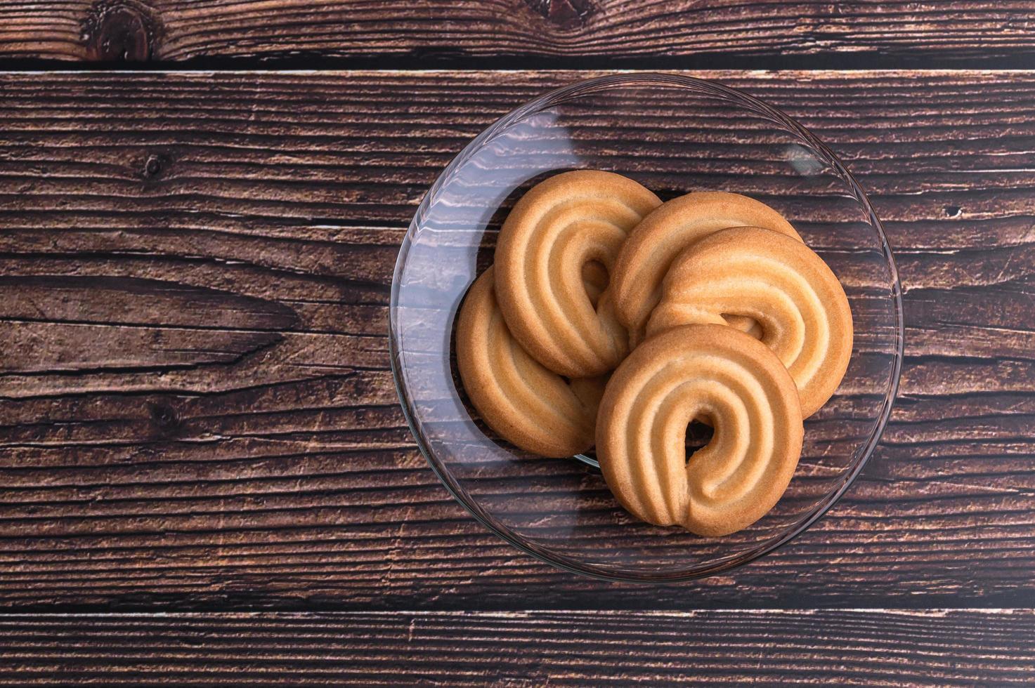 merienda galletas en la mesa foto