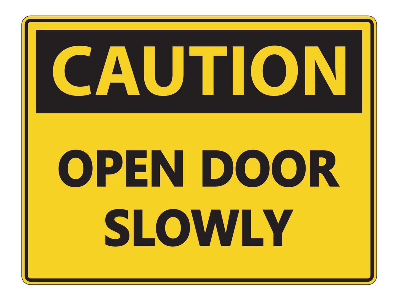 Please open the book. For your safety open close door slowly наклейка. slowly close the door.