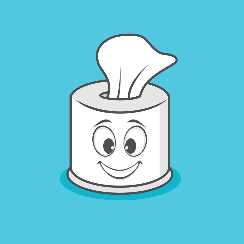 Tissue character Design Vector