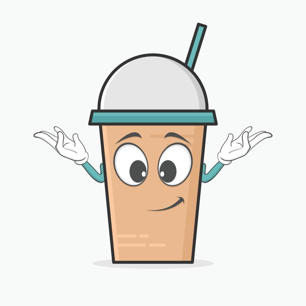 Coffee Cup Character vector